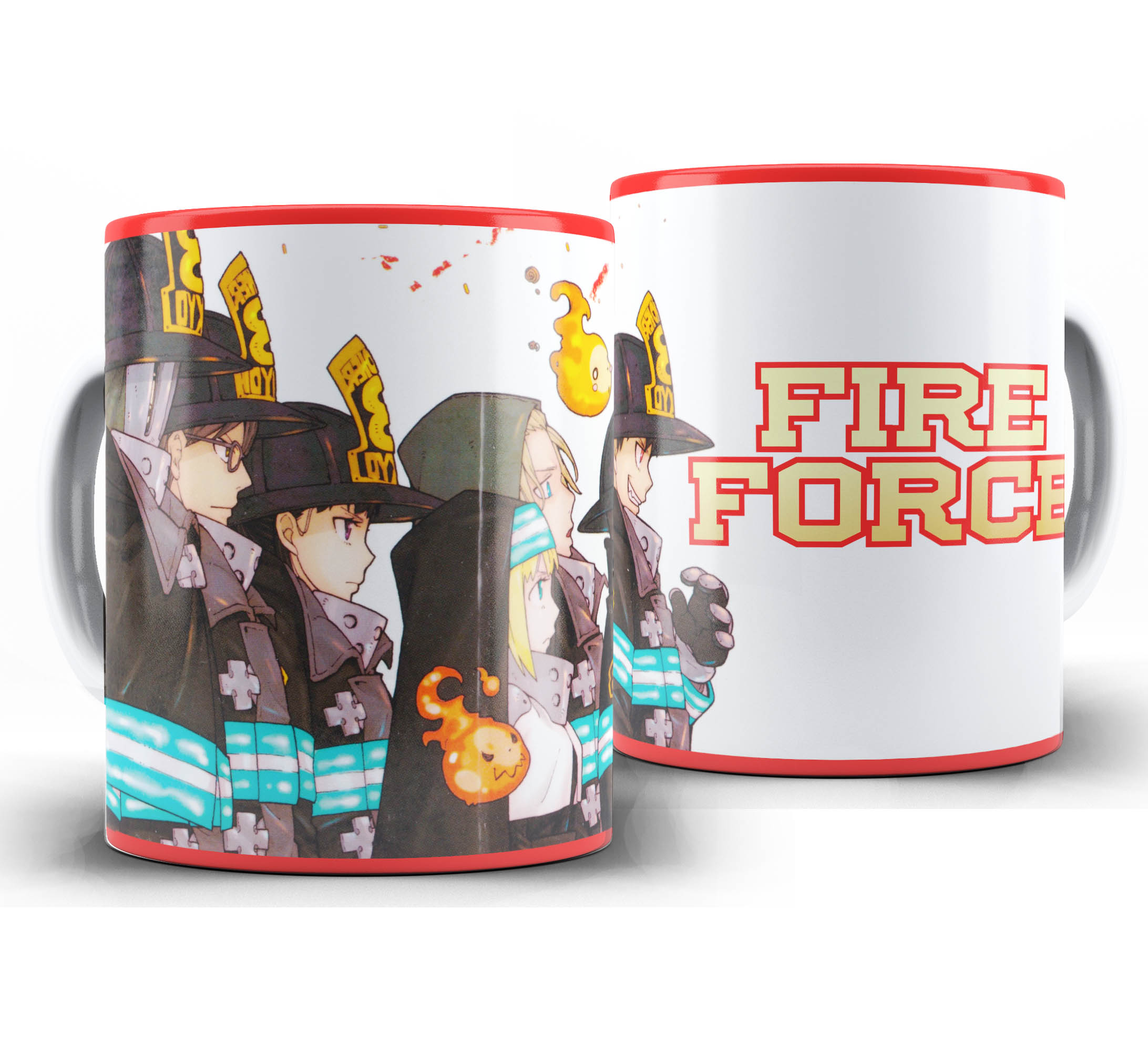 Caneca Anime - Fire force - Compania 8